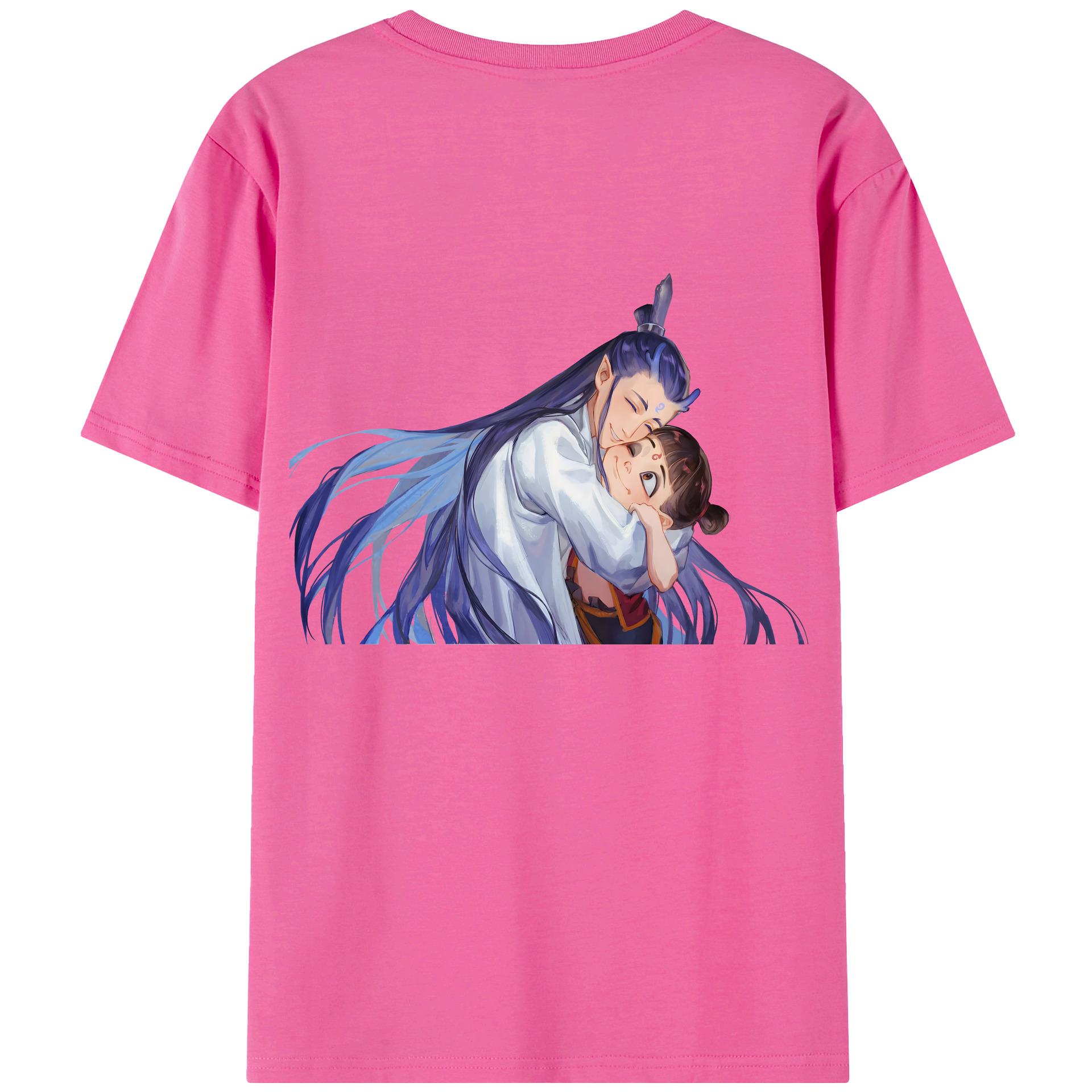 （画像用） Ne Zha 2 ナタ 魔童の大暴れ レディース半袖Tシャツ(バックプリント)